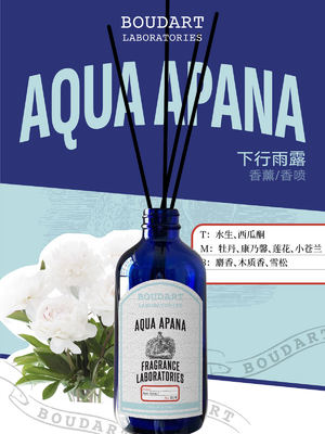 AQUA APANA Reed Diffuser Parfüm Glasflasche ätherisches Öl Aroma Rattan Stäbchen für die Wohnkultur