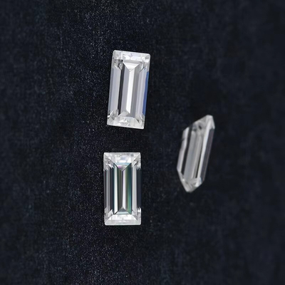 Unverkennbares Melee Moissanite Baguette Losgeschnitten D Farbe Vvs1 Moissanite Diamant