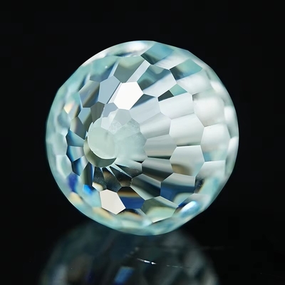 Gemstone Material synthetische Labor geschaffen Rundblaue Moissanite Perlen für Schmuckherstellung