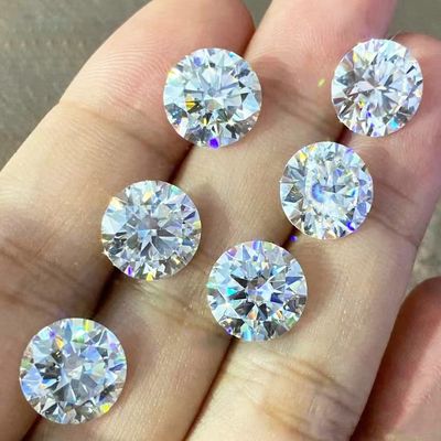 Hersteller Großhandel Moissanit loser Stein Diamant Test GRA Diamant rund Loser Moissanit Steine für die Schmuckherstellung
