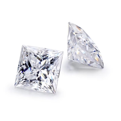 Prinzessin Cut Loose GRA Moissanite Diamant D VVS1 Quadratische Form Moissanite