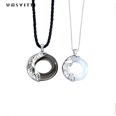 22in Ketten-1.62g Dragon Phoenix Necklace Fiancé 925 Sterling Silver Pendants SGS