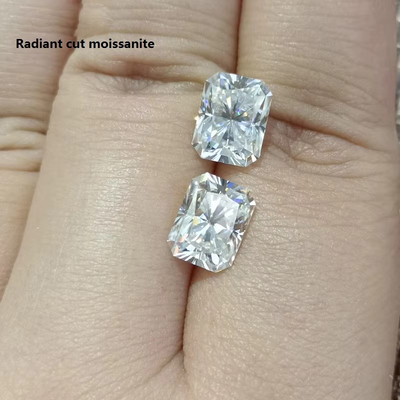 Weiß Klar Schmuck Farbe Moissanite Herz Pfeil Strahlende Ringe geschnitten