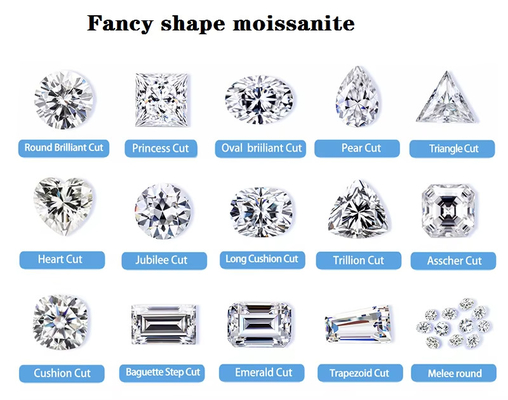 Weiß Klar Schmuck Farbe Moissanite Herz Pfeil Strahlende Ringe geschnitten