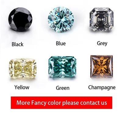 Großhandel Moissanite Schmuck Diamant 1ct Herzform für Ringe Ohrstöpsel