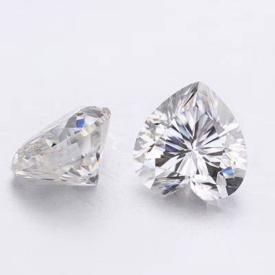 Großhandel Moissanite Schmuck Diamant 1ct Herzform für Ringe Ohrstöpsel