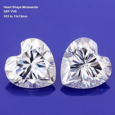 Großhandel Moissanite Schmuck Diamant 1ct Herzform für Ringe Ohrstöpsel