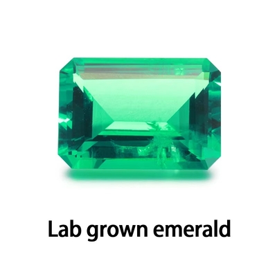 Smaragd geschnitten EF Weiß VVS Synthetischer Edelstein Loose Moissanite Diamant Für Ringe