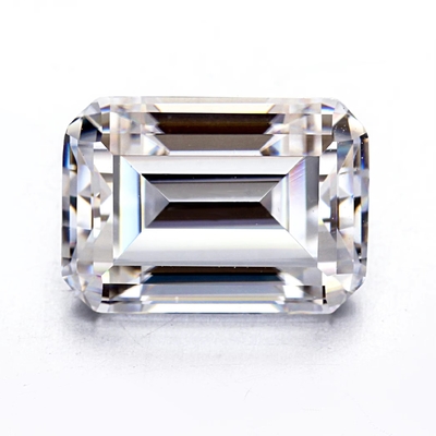 Smaragd geschnitten EF Weiß VVS Synthetischer Edelstein Loose Moissanite Diamant Für Ringe