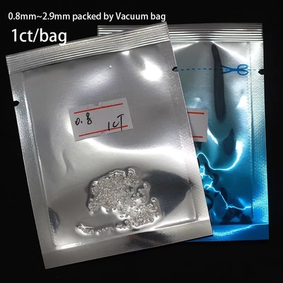 3 Karat Kleingröße Smaragdgeschnitten Vvs Laborgewachsener Diamant Melee Moissanite für Schmuck
