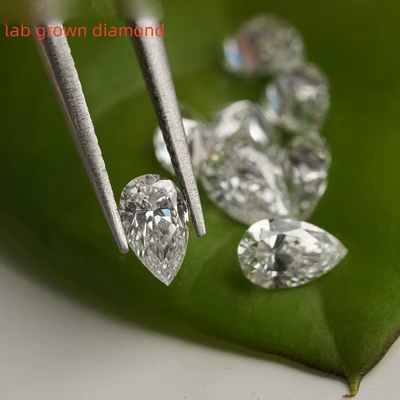 Laborgebaute Diamanten für Schmuck Anhänger Armband Ohrring, Birnenschnitt Moissanite Lockersteine