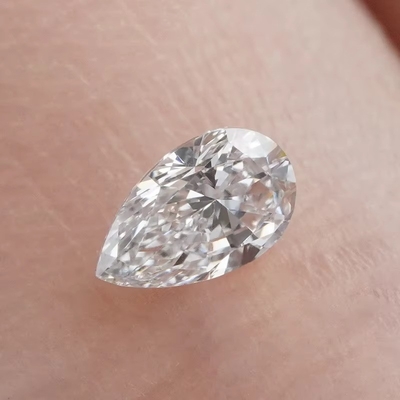 Laborgebaute Diamanten für Schmuck Anhänger Armband Ohrring, Birnenschnitt Moissanite Lockersteine