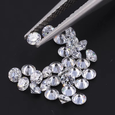 0.8-3.3mm Runder Brillantes Schnitt Mann gemacht Diamant Moissanite DEF VVS VS Labor gewachsener Diamant