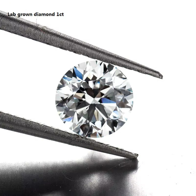1 Karat HPHT CVD Diamant DEF Farbe VS VVS Runde Brillante Schnitt Labor gewachsener loser Diamant