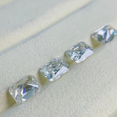 VVS 1ct Zerkleinertes Eis Strahlendes Lockergeschnittenes Moissanit Diamant Blaues Melee Moissanit