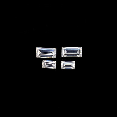 Unverkennbares Melee Moissanite Baguette Losgeschnitten D Farbe Vvs1 Moissanite Diamant