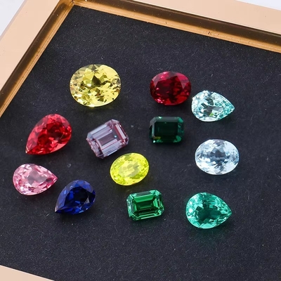 Oval Brillantes Schnitt 6*8mm zertifiziertes Labor gewachsenes Lockerfarbenes Moissanit für Frauen Schmuck