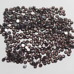 Rose Cut Cubic Zirkonia Moissanite Runder Brillantschnitt Edelstein Wärmebehandlungen angewendet