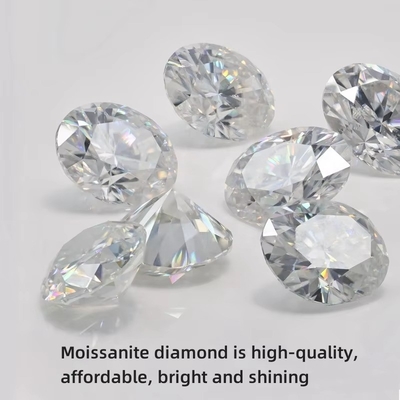 Oval Brillantes Losgeschnittenes Moissanit Diamant 3*5mm-10*14mm Kleine Größe Für Schmuckherstellung