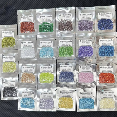 Ovale Verlobungsringe Moissanit Zirkonia Lockerem Edelstein Farben Rundes Synthetisches Kubisches Zirkonia