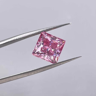 Prinzessin Schnitt Leuchtende Gelbe Mosanita VVS Loose Smaragd Moissanite Diamant Moissanite Ringe rosa Moissanite Versprechungsring