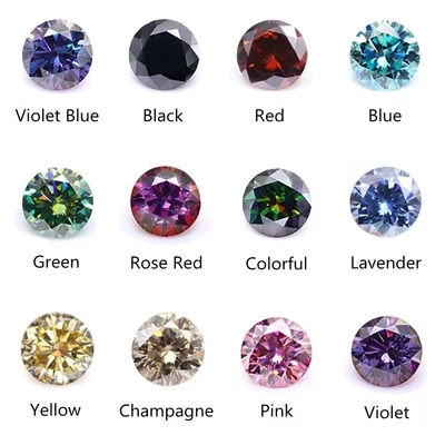 Prinzessin Schnitt Leuchtende Gelbe Mosanita VVS Loose Smaragd Moissanite Diamant Moissanite Ringe rosa Moissanite Versprechungsring