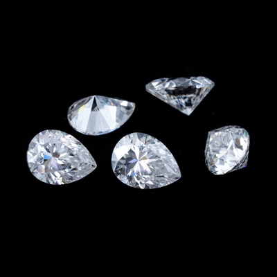 Prinzessin Grün Gelb Rosa Moissanite Stein VVS Loose Kissen Mosanita Diamant Roségold Moissanite Verlobungsringe
