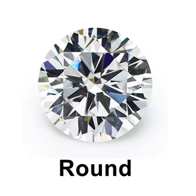 Moissanit-Ovalring Synthetischer Edelstein Runder Brillanten Schnitt Charles VVS Loose Mossanit Diamant Moissanit-Ringe 1 Karat