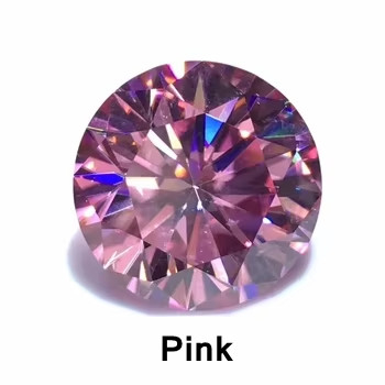 Hersteller Großhandel Moissanit loser Stein Diamant Test GRA Diamant rund Loser Moissanit Steine für die Schmuckherstellung