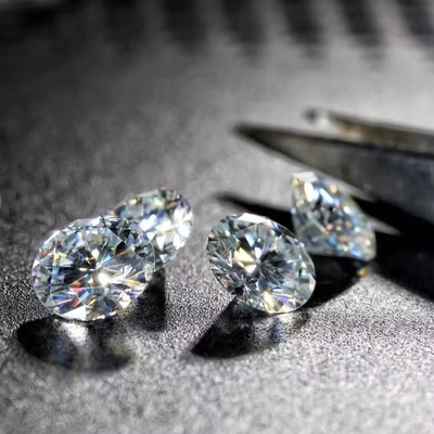 Hersteller Großhandel Moissanit loser Stein Diamant Test GRA Diamant rund Loser Moissanit Steine für die Schmuckherstellung