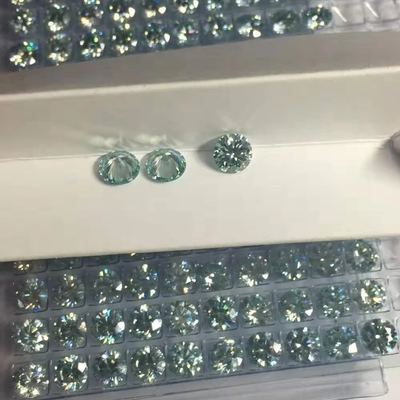 Großhandel Labor erstellt Weiß gelb rot rosa schwarz blau Diamant rund brillant geschnitten lose Moissanite für Schmuck