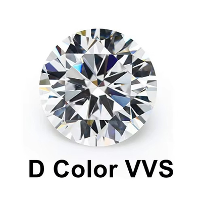Edelsteinform Oval 2-10ct Weiß rund geschnitten loser Moissanit für Verlobungsringe