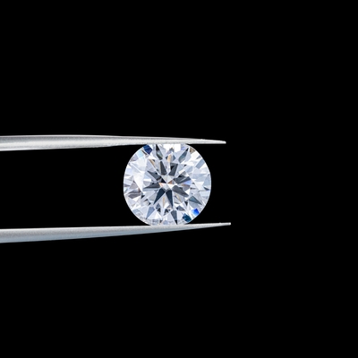 Edelsteinform Oval 2-10ct Weiß rund geschnitten loser Moissanit für Verlobungsringe