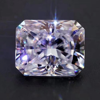 Leuchtende Gelbe Moissanite Gem Radiant Cut GRA VVS Loose Mosanite Diamant Für Gold Ring
