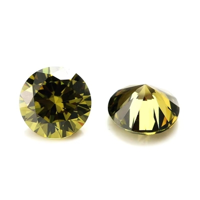 Synthetische Würfel Zirkonia Loose Edelsteine für Schmuck Geburtsstein Runder Schnitt 4mm-10mm