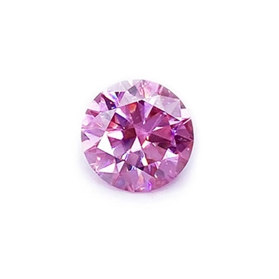 GRA-Zertifikat Rosa Farbe 3 mm bis 12 mm Moissanit Diamant VVS1 Runde Brillante Schnitt Locker Moissanit Steine