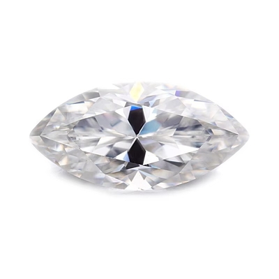 GRA-Zertifikat Schnitt Weißes Moissanit Diamant Prinzessin Oval Pear Asscher Strahlender Smaragd geschnitten loses Moissanit Steine VVS