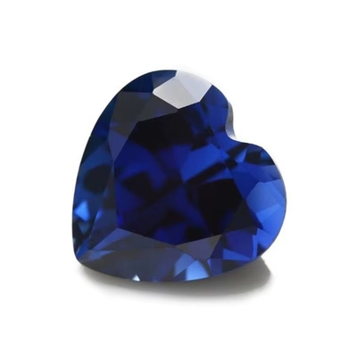 Edelsteine Locker Edelstein Herz geschnitten 3x3mm bis 10x10mm 33# 34# Blauer Saphir Synthetische Steine