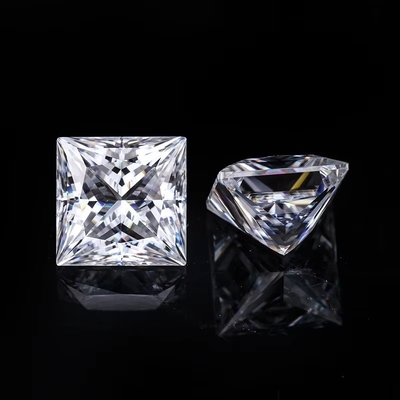 Prinzessin Cut Loose GRA Moissanite Diamant D VVS1 Quadratische Form Moissanite
