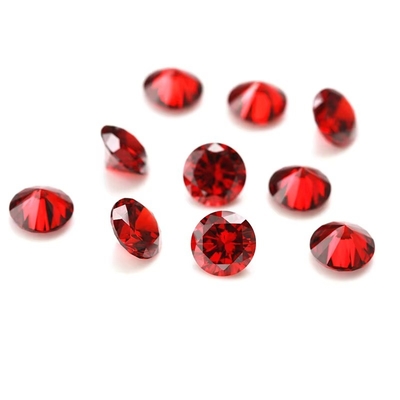 3A Qualität Rosa Farbe Großhandel Loose Edelsteine Runde Form 2mm 3mm Synthetische Kubik Zirkonia Custom Moissanite für Anhänger