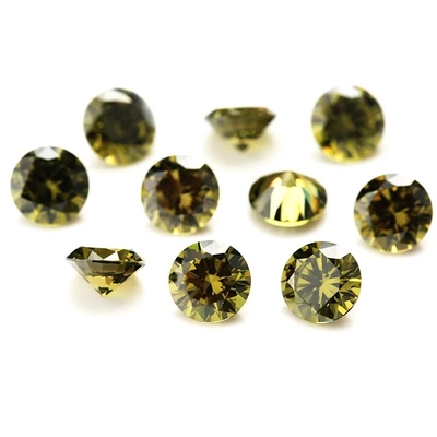 3A Qualität Rosa Farbe Großhandel Loose Edelsteine Runde Form 2mm 3mm Synthetische Kubik Zirkonia Custom Moissanite für Anhänger