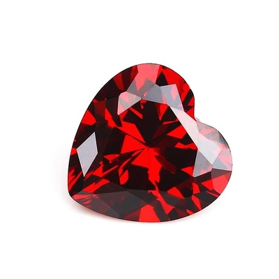 Farben CZ Moissanit Diamant Herz geschnitten 3x3mm 4x4mm Synthetische Kubik Zirkonia
