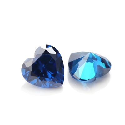 Farben CZ Moissanit Diamant Herz geschnitten 3x3mm 4x4mm Synthetische Kubik Zirkonia