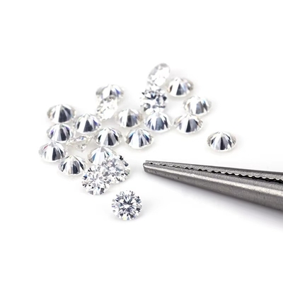 Großhandel loses kleines Moissanite Rundgeschnitten 0,8 mm- 3 mm Weiß D Moissanite Diamant VVS1 pro Karat für Hip Hop Schmuck