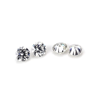 Großhandel loses kleines Moissanite Rundgeschnitten 0,8 mm- 3 mm Weiß D Moissanite Diamant VVS1 pro Karat für Hip Hop Schmuck