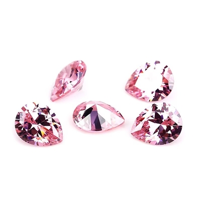 Champagnerfarbe Zirkon Locker Edelstein Birne Form 10x8mm Synthetische Kubik Zirkonia Moissanit