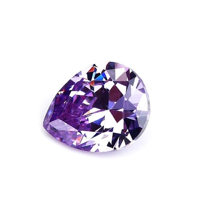 Champagnerfarbe Zirkon Locker Edelstein Birne Form 10x8mm Synthetische Kubik Zirkonia Moissanit