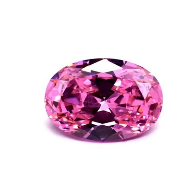 Moissanite Ohrringe Edelsteine Rosa Peridot Granat Gelb cz Steine Ovalform 12x10mm synthetische Kubikzirkonium für Ring