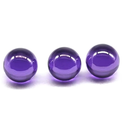 Roundball Granat Peridot Rosa Farben CZ Perlen Synthetische Kubik Zirkonia Loose Edelstein Für Diamant Ohrringe