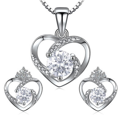 19X15MM Sätze Schmuck-0.14oz für Frauen überzogen Brautschmuck-Satz